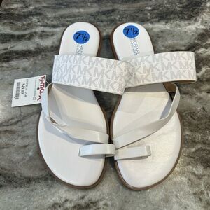 Michael Kors White Sandals for Women Size 7.5 New